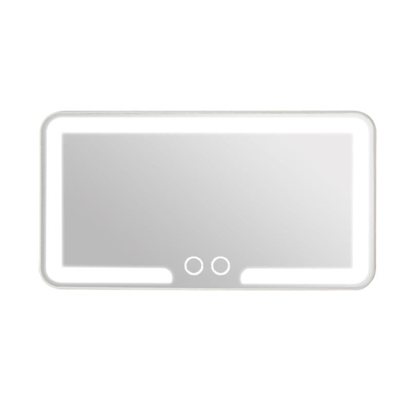 LED Touch Screen Car Sun Visor Makeup Mirror - Adjustable Brightness, Rechargeable HD Vanity Mirror for Stylish Car Accessories